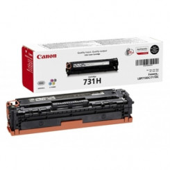 Canon 731H Black High Yield Original Toner Cartridge 6273B002 (2400 Pages) for Canon i-SENSYS LBP7100Cn, LBP7110Cw, MF623Cn, MF628Cw, MF8230Cn, MF8280Cw 